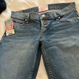 Revice brand new jeans button front wide leg